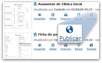 Como publicar um formul&aacute;rio?